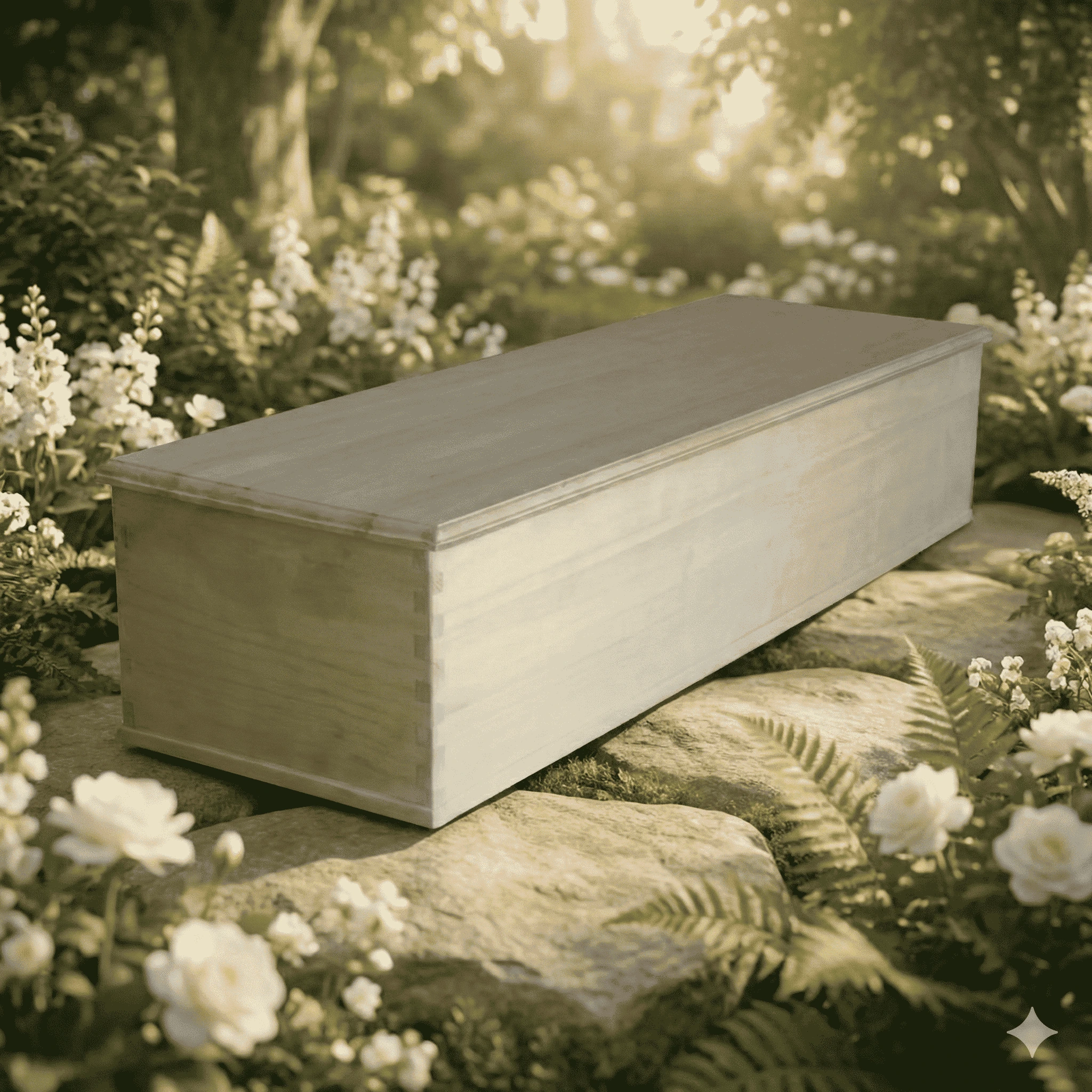 Wood caskets  category